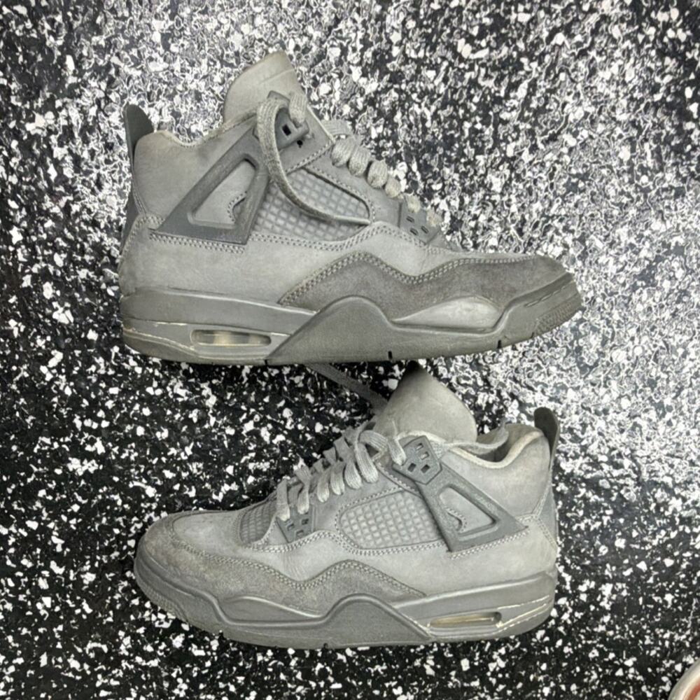 Jordan Air Jordan 4 Retro Cool Grey Gray Men's Athletic Sneakers Suede